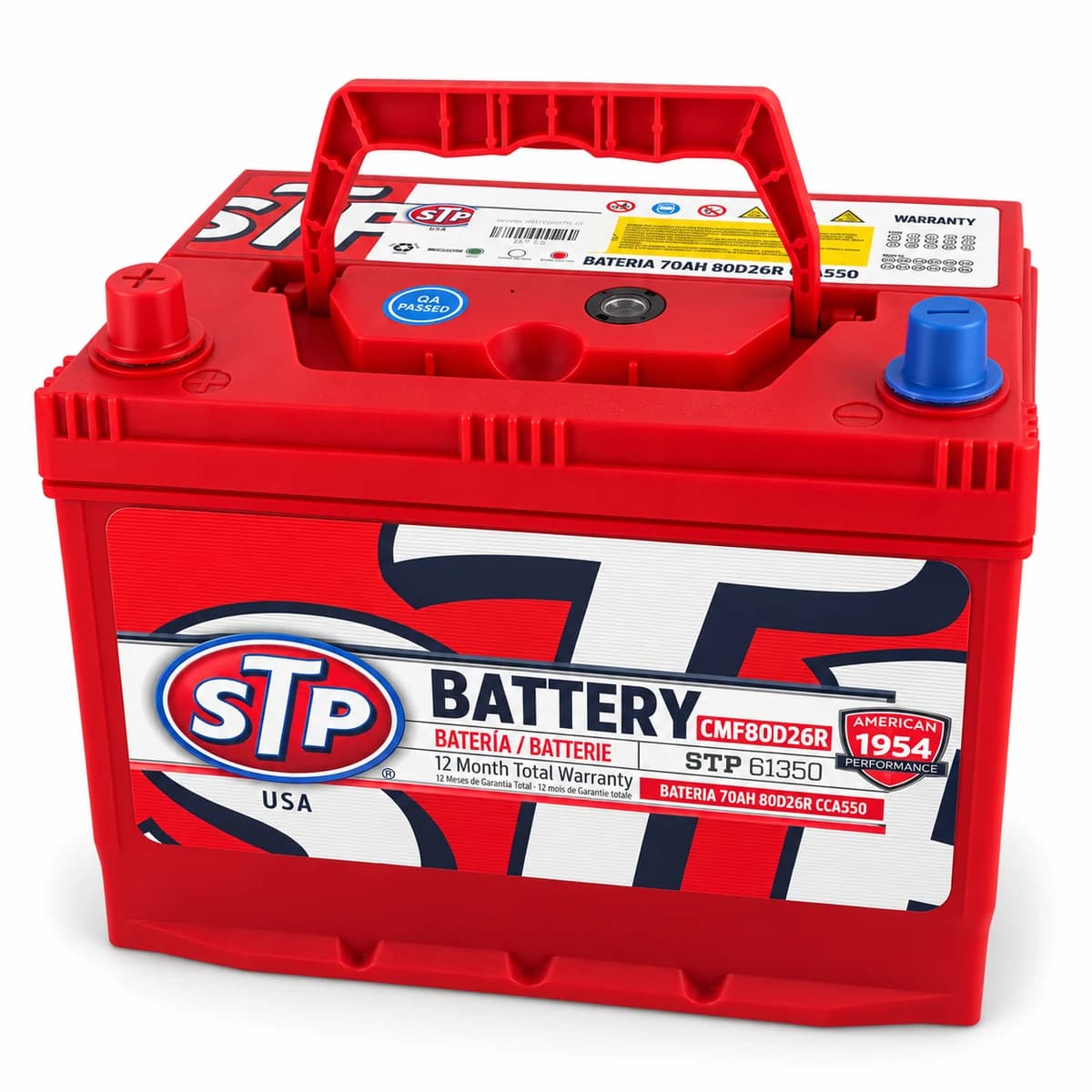BATERIA 70AH 80D26R CCA550 (+ -) L260-AN175-AL220 STP - vista principal