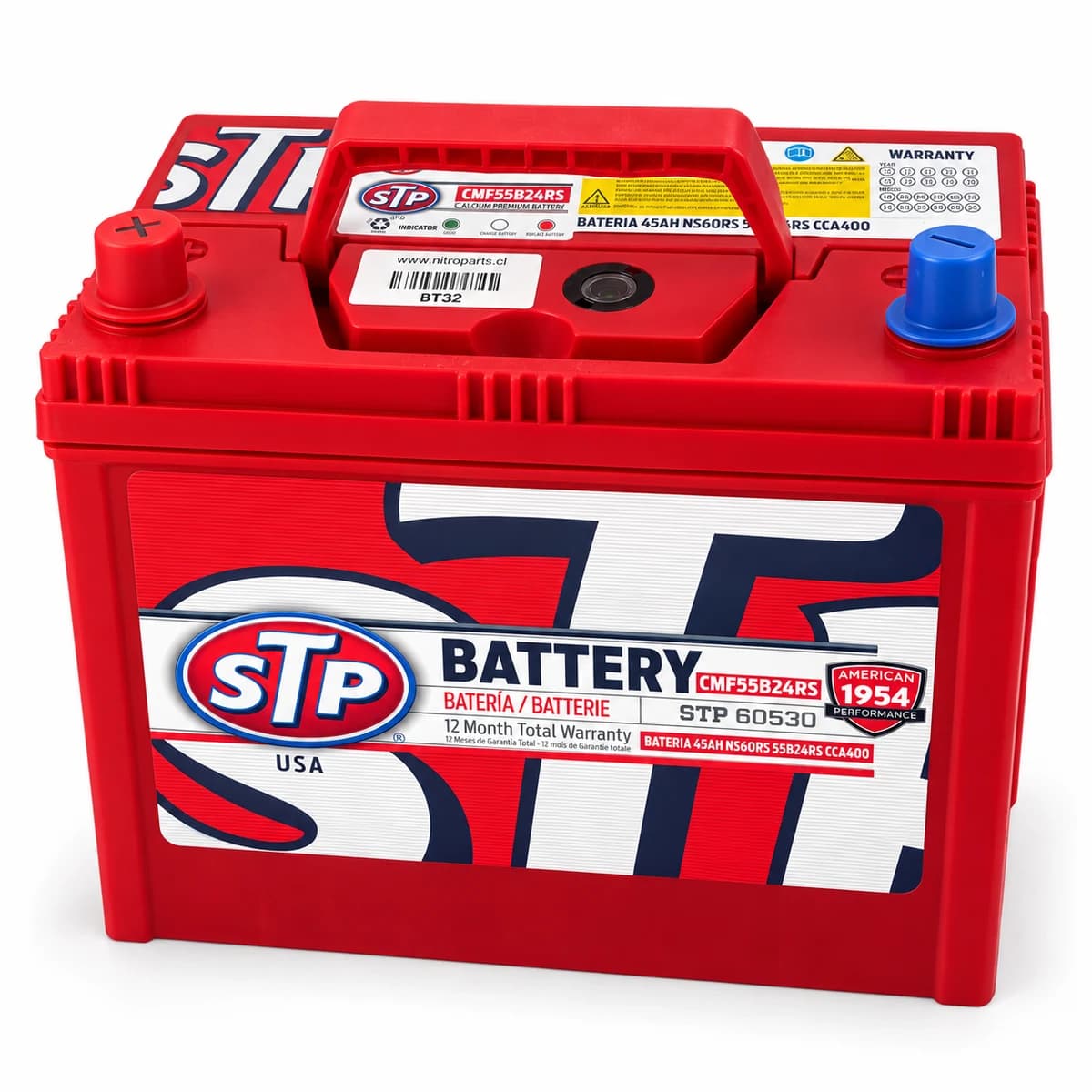 BATERIA 45AH 55B24RS NS60RS CCA400 (+-) L236-AN1 STP - vista principal