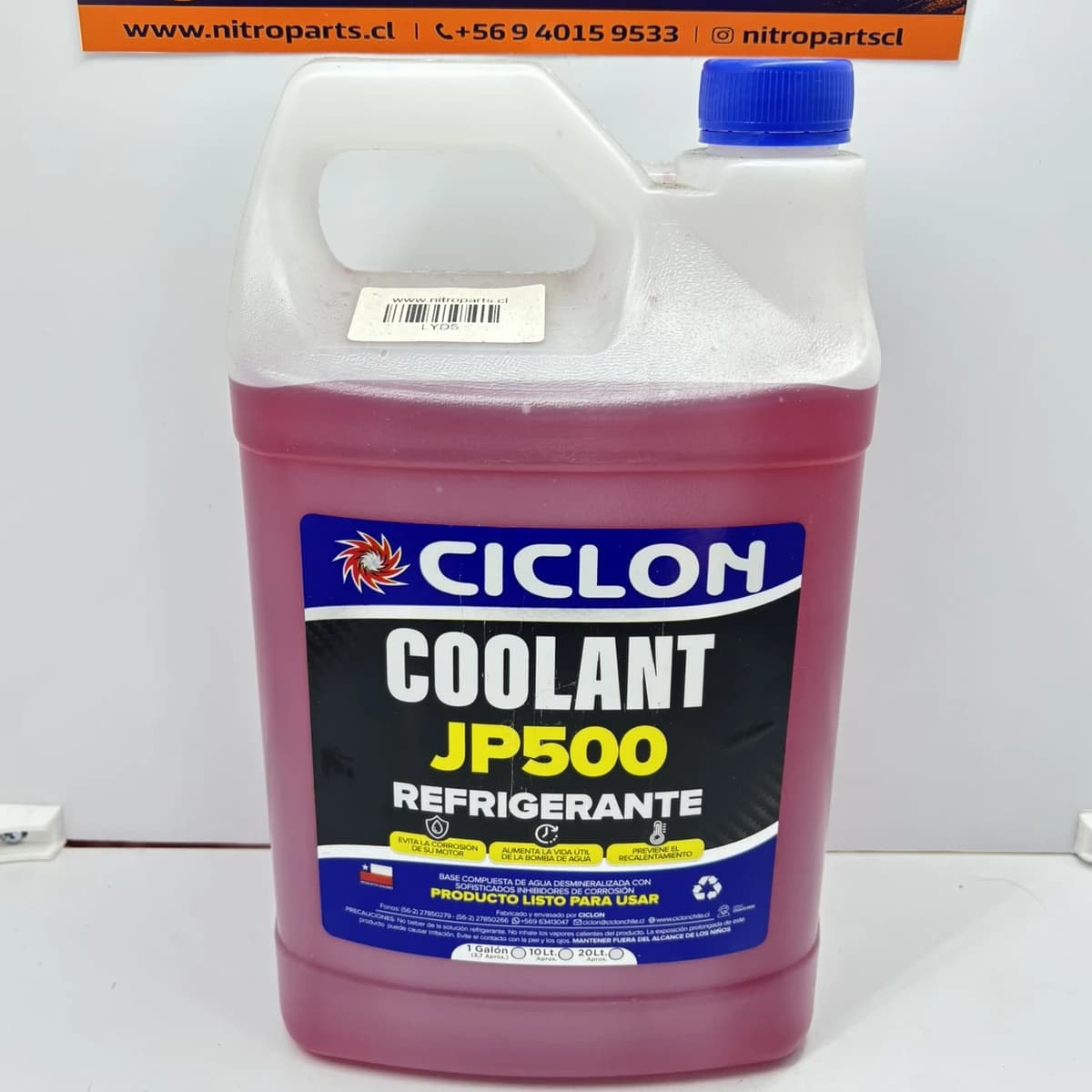 COOLANT JP 500 ROJO 3,79 LTS. - vista principal